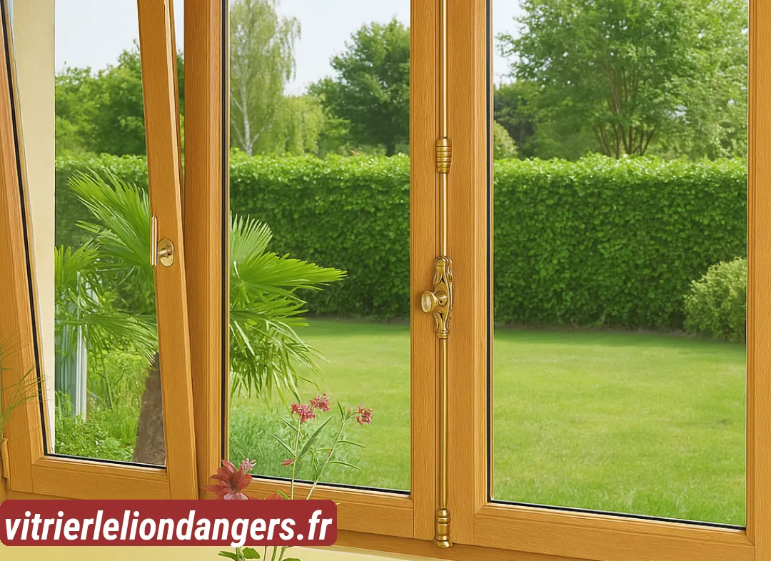 Installation de fenêtre en bois sur mesure Le Lion-d'Angers