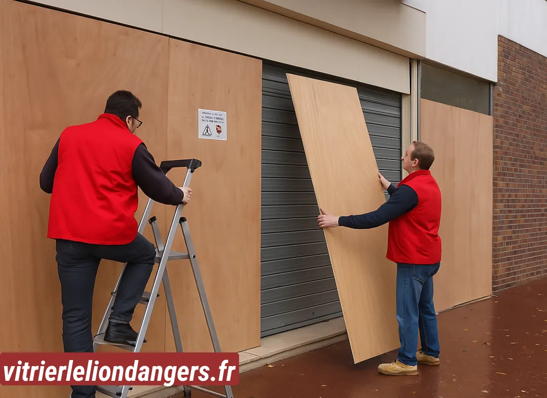 Mise en sécurité fermeture provisoire Le Lion-d'Angers